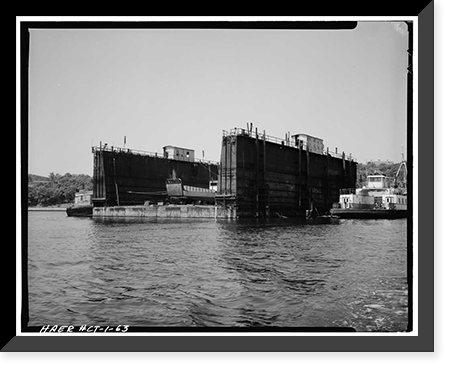 Thames Tow Boat Company, New London, New London County, CT - 63, Antique Poster