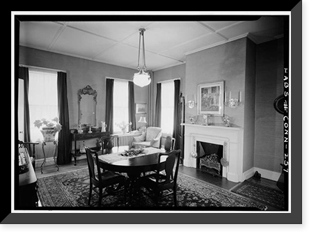 Woodhull House, 167 Broadway, Norwich, New London County, CT - 6, Vintage Poster