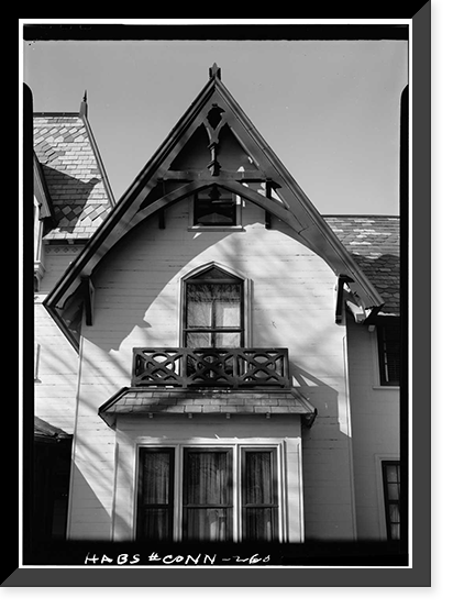 Colonel Converse House, 185 Washington Street, Norwich, New London County, CT - 6, Antique Poster