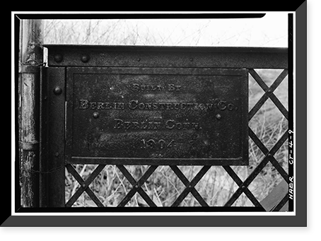 Indian Leap Pedestrian Bridge, Norwich, New London County, CT - 9, Historic Reproduction