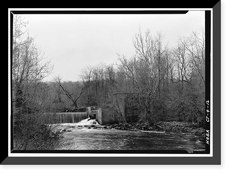 Indian Leap Pedestrian Bridge, Norwich, New London County, CT - 12, Antique Poster