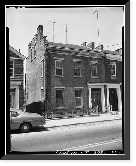 Washington Street Historic District, Norwich, New London County, CT - 122, Historic Print