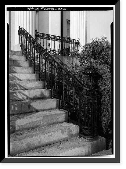 John Fox Slater House, 352 East Main Street, Norwich, New London County, CT - 4, Antique Poster