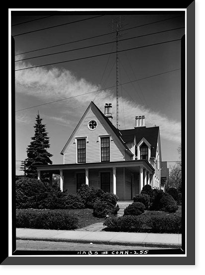 Ely House, 231 Broadway, Norwich, New London County, CT - 2, Vintage Poster