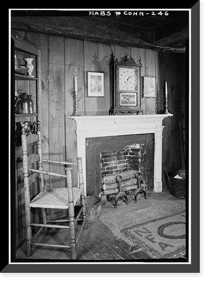 Captain Richard Charlton Cottage, 12 Mediterranean Lane, Norwichtown, New London County, CT - 7, Vintage Print