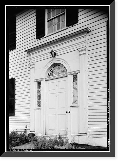 Turnpike House (Doorway), Route 14, Canterbury, Windham County, CT Classic, Vintage Print