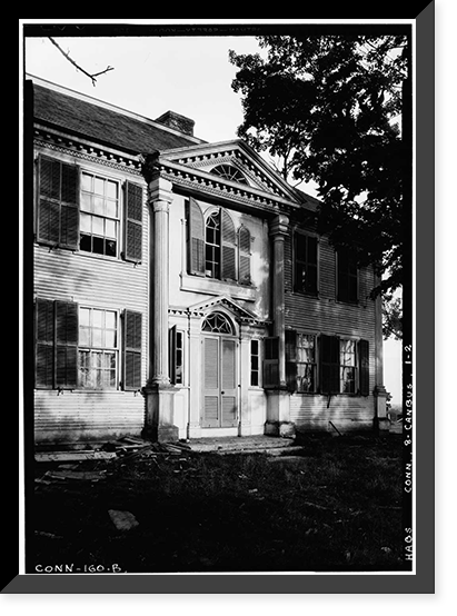 Captain John Benjamin Clark House, South Canterbury, Windham County, CT - 2, Antique Wall Art