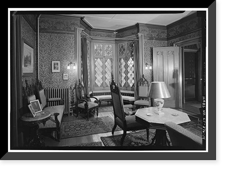 Bowen House, Woodstock, Windham County, CT - 14, Historic Print