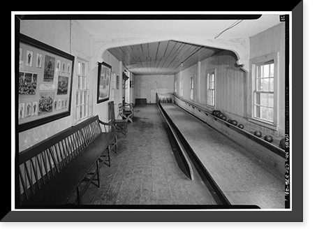 Historic Framed Print, Bowen House, Woodstock, Windham County, CT - 28,  17-7/8" x 21-7/8"