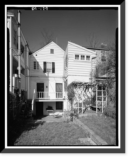 Edgar Patterson House, 1241 Thirtieth Street Northwest, Washington, District of Columbia, DC - 2, Vintage Print