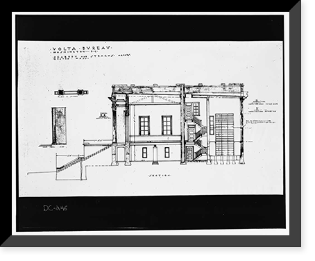 Volta Bureau, 1537 Thirty-fifth Street Northwest, Washington, District of Columbia, DC - 11, Historic Reproduction