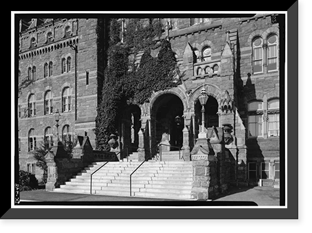 Georgetown University, Healy Building, Thirty-seventh & O Streets, Northwest, Washington, District of Columbia, DC - 8, Historic Reproduction