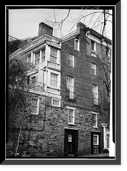 Halcyon House, 3400 Prospect Street, Northwest, Washington, District of Columbia, DC, Antique Wall Art
