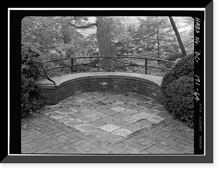 Historic Framed Print, Tudor Place, 1644 Thirty-first Street, Northwest, Washington, District of Columbia, DC - 64,  17-7/8" x 21-7/8"