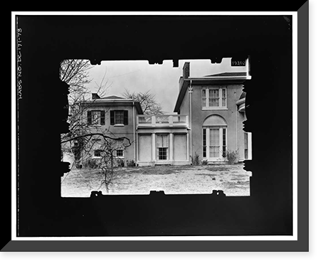 Tudor Place, 1644 Thirty-first Street, Northwest, Washington, District of Columbia, DC - 73, Historic Print