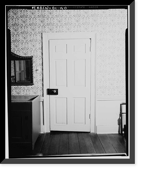 Nicholas Hedges House, 1069 Thomas Jefferson Street Northwest, Washington, District of Columbia, DC - 6 Classic, Vintage Poster