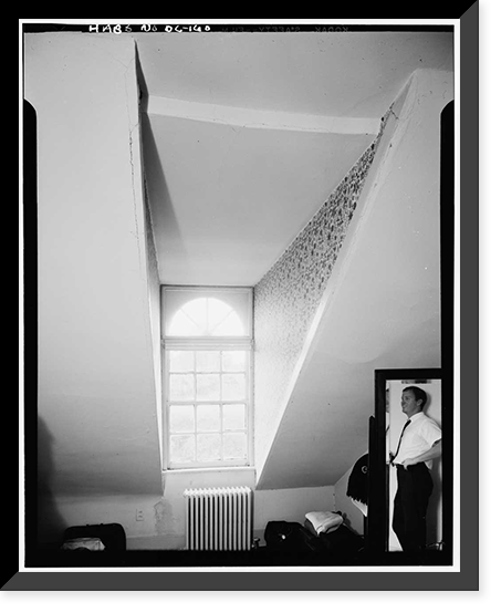 Nicholas Hedges House, 1069 Thomas Jefferson Street Northwest, Washington, District of Columbia, DC - 10, Historic Print