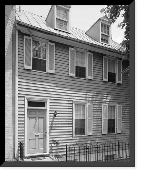 Methodist Episcopal Parsonage House, 1221 Twenty-eighth Street Northwest, Washington, District of Columbia, DC - 2, Historic Print