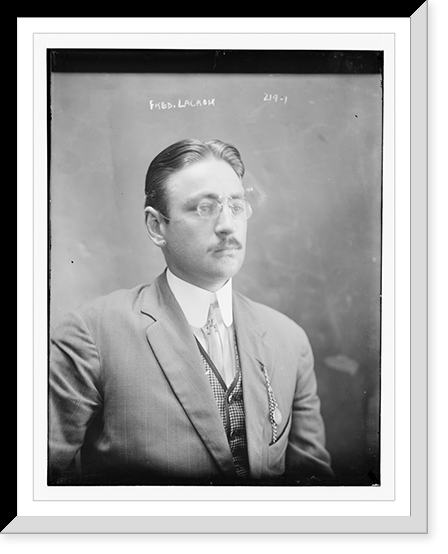 Historic Framed Print, Fred. LaCroix,  17-7/8" x 21-7/8"