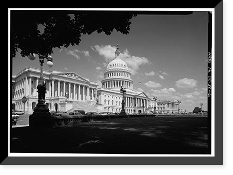 U.S. Capitol, Intersection of North, South, & East Capitol Stree, Washington, District of Columbia, DC - 6, Historic Reproduction