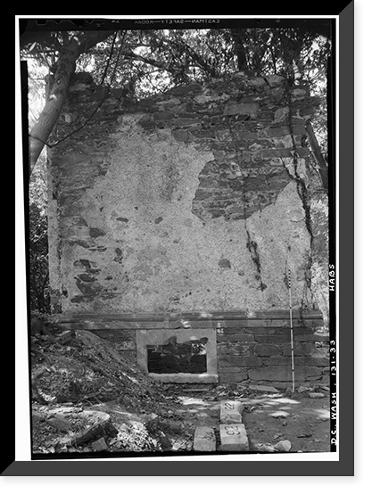 General John Mason House, Analostan Island or Theodore Roosevelt Island, Washington, District of Columbia, DC - 25 Classic, Vintage Print