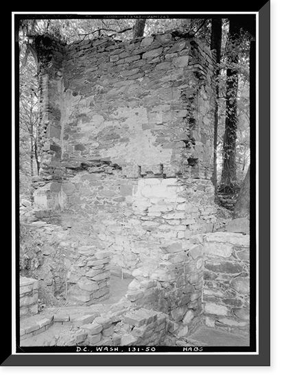 General John Mason House, Analostan Island or Theodore Roosevelt Island, Washington, District of Columbia, DC - 42 Classic, Antique Poster