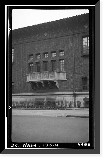 Historic Framed Print, John R. McLean House, 1500 I Street Northwest, Washington, District of Columbia, DC - 4,  17-7/8" x 21-7/8"