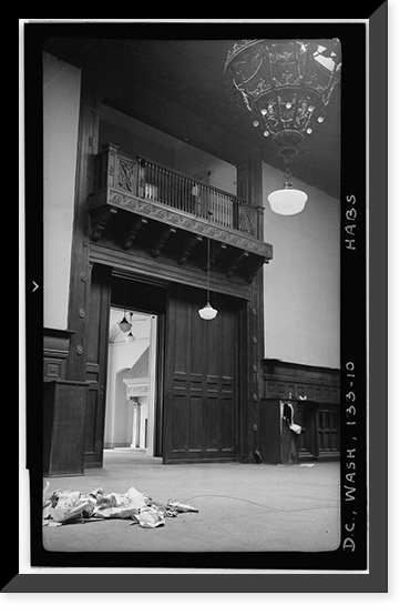 Historic Framed Print, John R. McLean House, 1500 I Street Northwest, Washington, District of Columbia, DC - 10,  17-7/8" x 21-7/8"
