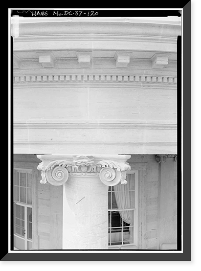 White House, 1600 Pennsylvania Avenue, Northwest, Washington, District of Columbia, DC - 119, Historic Print