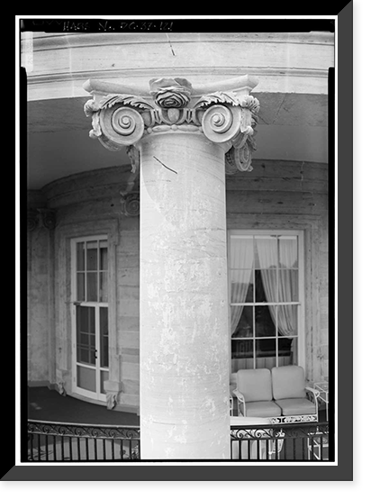 White House, 1600 Pennsylvania Avenue, Northwest, Washington, District of Columbia, DC - 120, Vintage Print