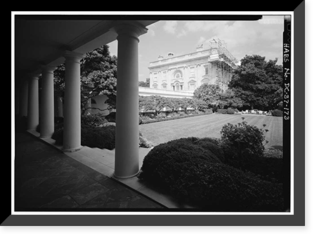 White House, 1600 Pennsylvania Avenue, Northwest, Washington, District of Columbia, DC - 172, Vintage Poster