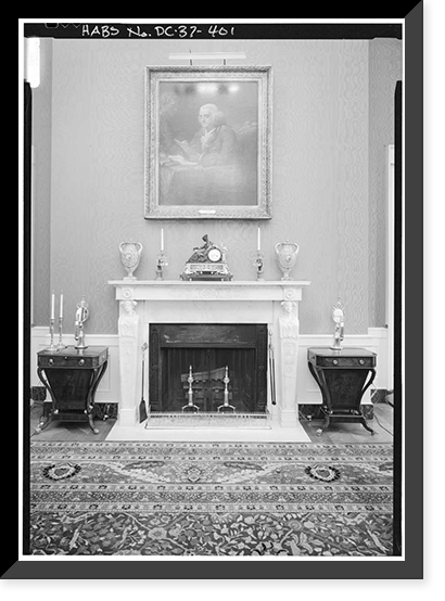 White House, 1600 Pennsylvania Avenue, Northwest, Washington, District of Columbia, DC - 378, Historic Reproduction