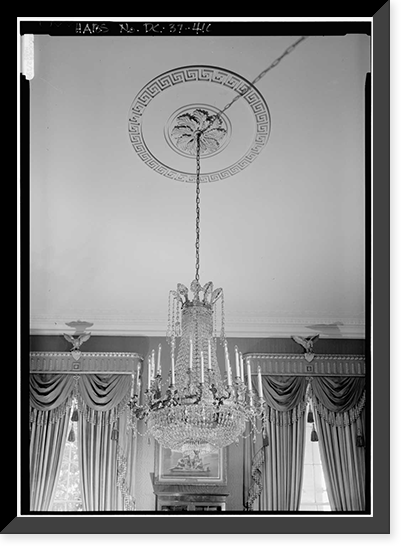 White House, 1600 Pennsylvania Avenue, Northwest, Washington, District of Columbia, DC - 387, Historic Print