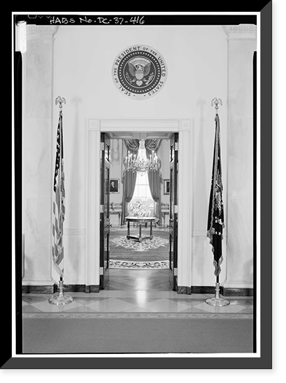White House, 1600 Pennsylvania Avenue, Northwest, Washington, District of Columbia, DC - 393, Antique Poster
