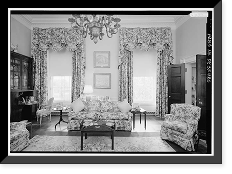 White House, 1600 Pennsylvania Avenue, Northwest, Washington, District of Columbia, DC - 451, Antique Print