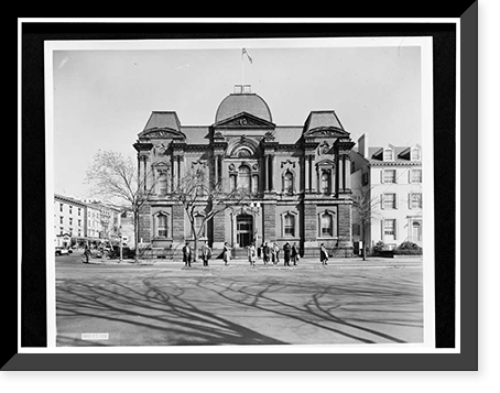 Corcoran Art Gallery, Northeast corner of Seventeenth Street & Pennsylva, Washington, District of Columbia, DC - 2, Vintage Poster