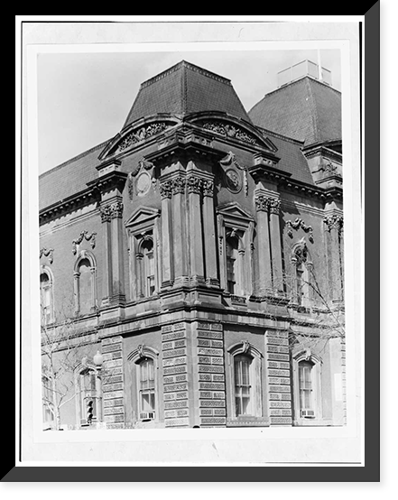 Corcoran Art Gallery, Northeast corner of Seventeenth Street & Pennsylva, Washington, District of Columbia, DC - 4, Historic Reproduction