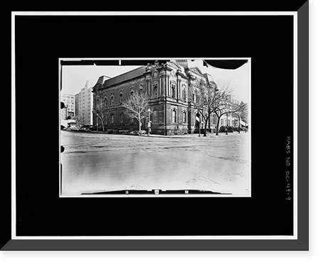 Corcoran Art Gallery, Northeast corner of Seventeenth Street & Pennsylva, Washington, District of Columbia, DC - 27, Antique Print