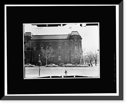 Corcoran Art Gallery, Northeast corner of Seventeenth Street & Pennsylva, Washington, District of Columbia, DC - 30, Vintage Print