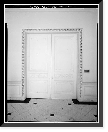 Lucius Tuckerman House, 1600 I Street Northwest, Washington, District of Columbia, DC - 7, Antique Wall Art