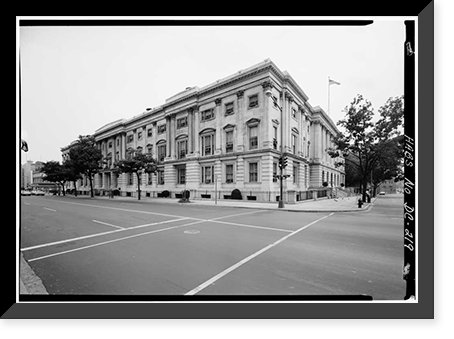 United States General Post Office, Between Seventh, Eighth, E, & F Streets, Northwest, Washington, District of Columbia, DC - 6, Antique Print