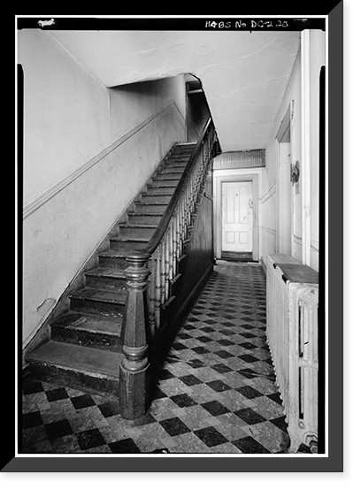 Fredrick B. Culver House, 809 E Street Northwest, Washington, District of Columbia, DC - 3 Classic, Antique Poster