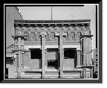 Historic Framed Print, Cullinan Building, 415 Seventh Street, Northwest, Washington, District of Columbia, DC - 6,  17-7/8" x 21-7/8"