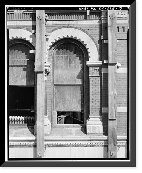 Historic Framed Print, Cullinan Building, 415 Seventh Street, Northwest, Washington, District of Columbia, DC - 7,  17-7/8" x 21-7/8"