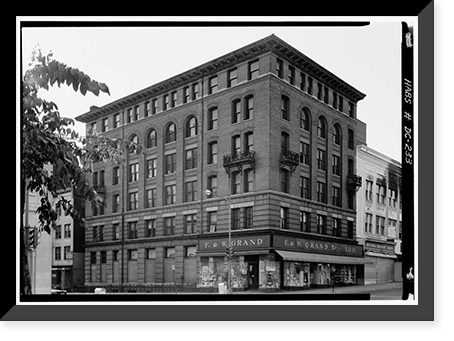Jenifer Building (Commercial Building), 400-404 Seventh Street, Northwest, Washington, District of Columbia, DC, Historic Reproduction