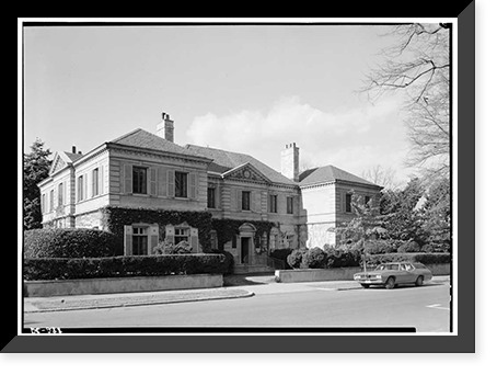 Devore-Chase House, 2000 Twenty-fourth Street Northwest, Washington, District of Columbia, DC, Vintage Poster