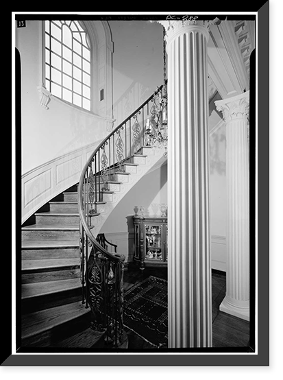 Devore-Chase House, 2000 Twenty-fourth Street Northwest, Washington, District of Columbia, DC - 5, Vintage Print