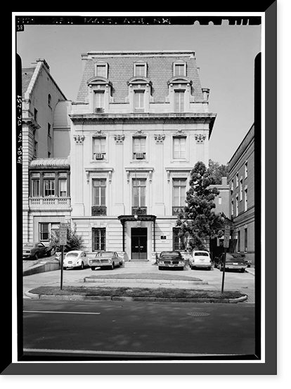 Gibson Fahnestock House, 2311 Massachusetts Avenue Northwest, Washington, District of Columbia, DC, Vintage Wall Art