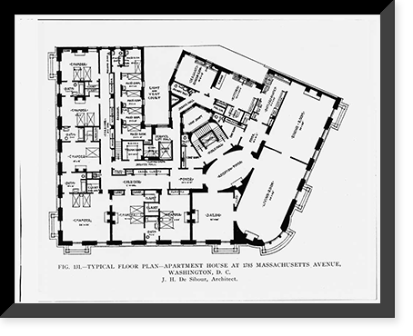 McCormick Apartments, 1785 Massachusetts Avenue Northwest, Washington, District of Columbia, DC - 5, Vintage Poster