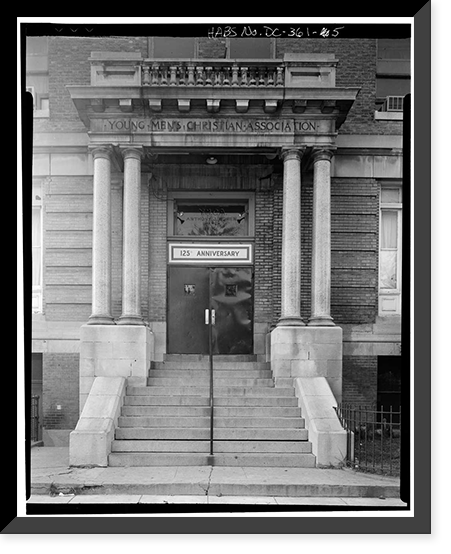 Twelfth Street YMCA Building, 1816 Twelfth Street Northwest, Washington, District of Columbia, DC - 5, Vintage Print